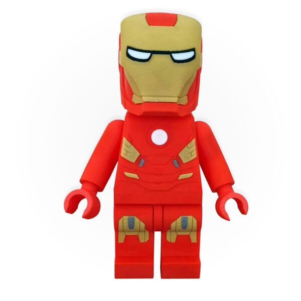 Iron Man big fig (helmet closed) - Mr 3D Printz - Infinite Brick
