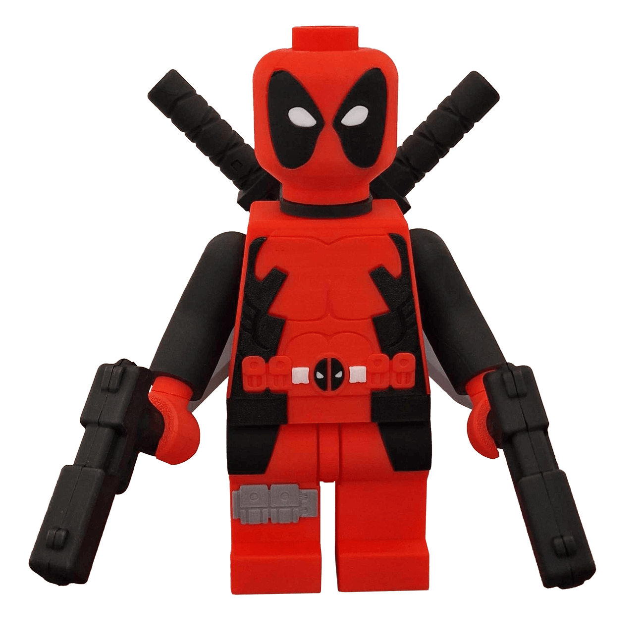 Deadpool-inspired maxifig by Mr3Dprintz, featured on Infinite Brick